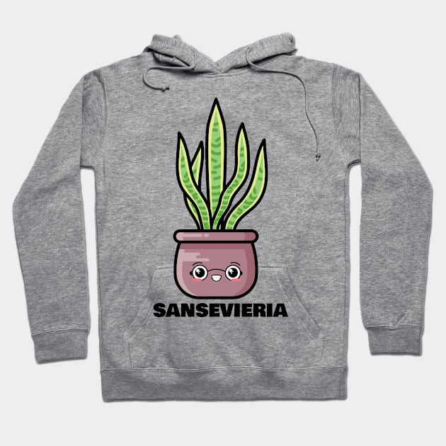 Sansevieria Hoodie by 1pic1treat